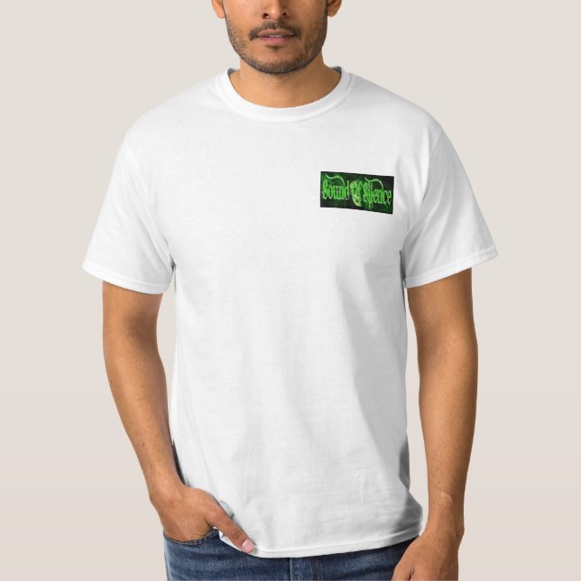 Camiseta som da parte dianteira e da parte traseira do (Frente)