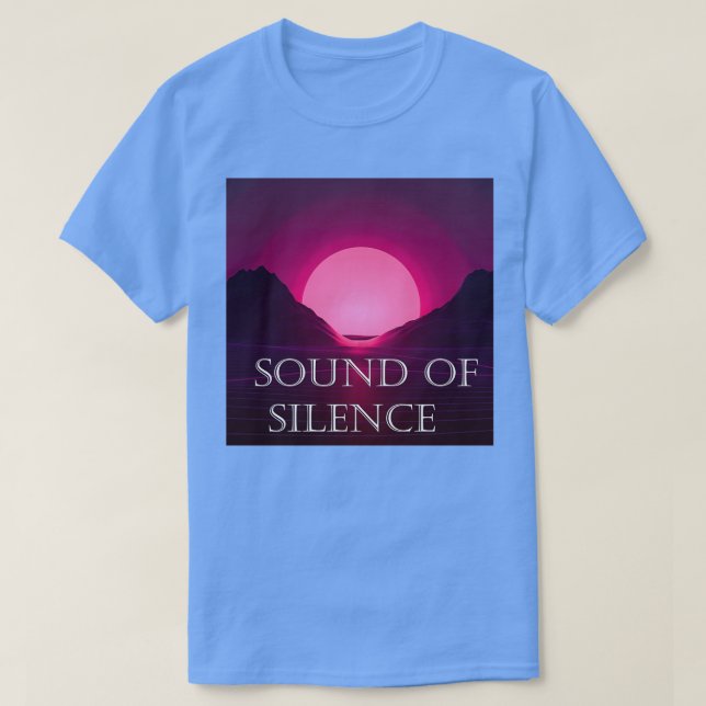 Camiseta Som de silêncio Vaporwave art digital art pink su (Frente do Design)