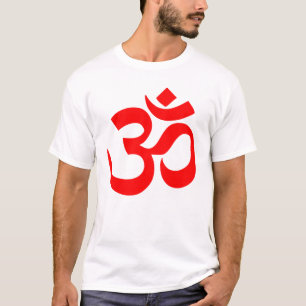 Camiseta Som Mystical do símbolo do OM em Hindu e no