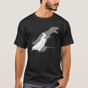 Camiseta Sombra Cockatoo T-rex de Goffin, Birb memes Dinosa