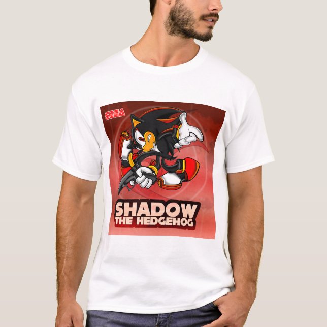 Camiseta Sombra Da Aventura Sônica Hedgehog (Frente)