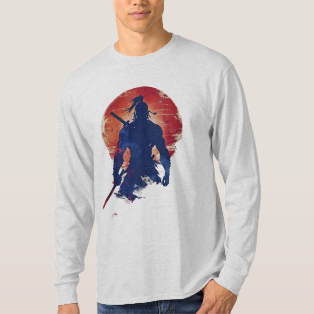 Camiseta Sombra da Lua: O Silêncio do Shinobi (Frente)