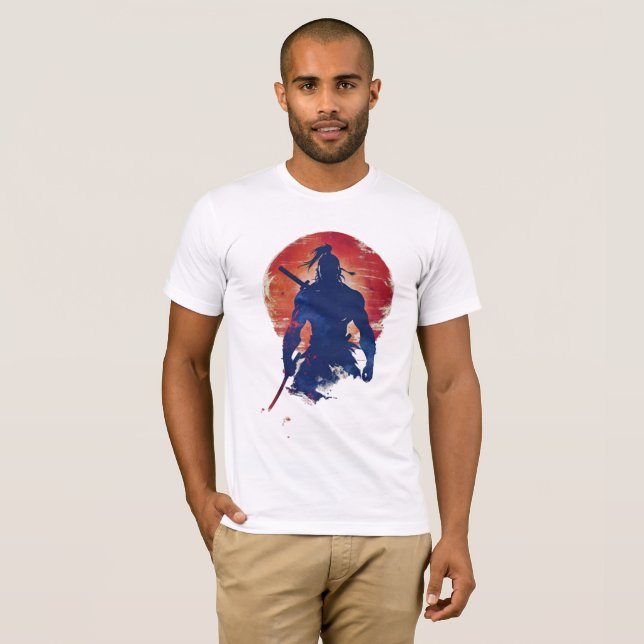 Camiseta Sombra da Lua: O Silêncio do Shinobi (Frente Completa)