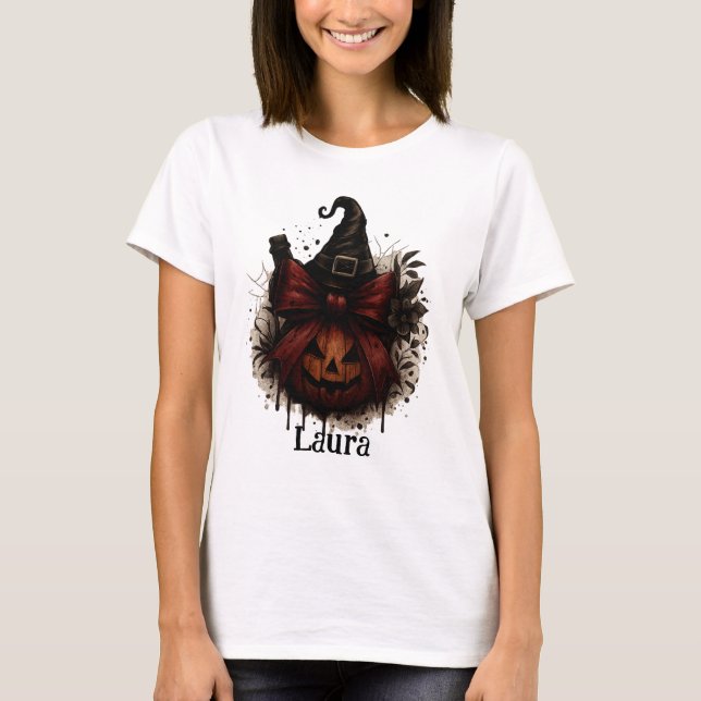 Camiseta Sombra Dark Aura - Grap Gótico de Nome Pe (Frente)