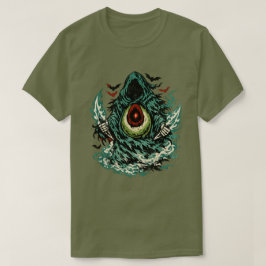 Camiseta Sombra de Abacate Fantasma de Halloween — Arte Ret