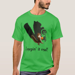 Camiseta Sombra de Esquilo Assustadora