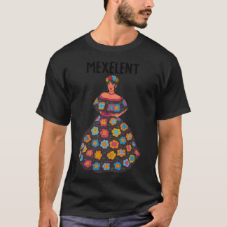 Camiseta Sombra de Ninja com Geometria Abstrata.