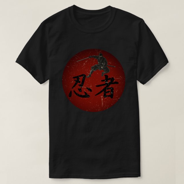 Camiseta Sombra do Shinobi (Frente do Design)
