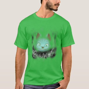 Camiseta Sombras De Cheshire Estavam Todas Loucas Aqui Grin