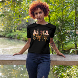 Camiseta Sombras De Melanina | Empoderamento das mulheres