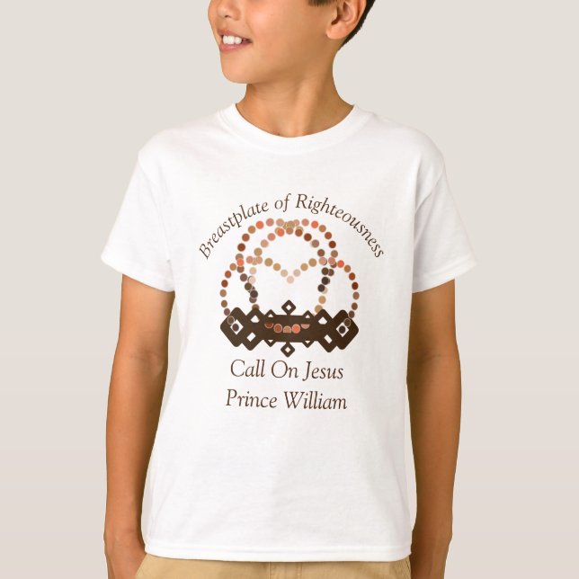 Camiseta Sombras de Um Príncipe Cheio Armor de Deus (Frente)