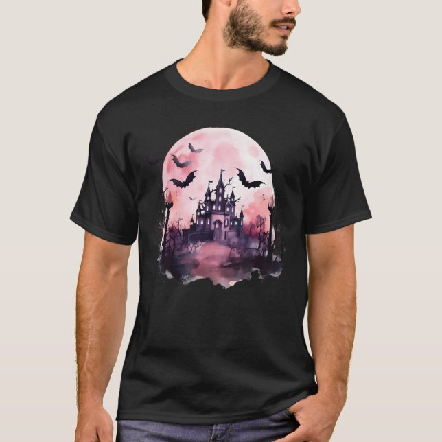 Camiseta Sombras Escuras: Arte e Artes Caseiras Assombradas (Frente)