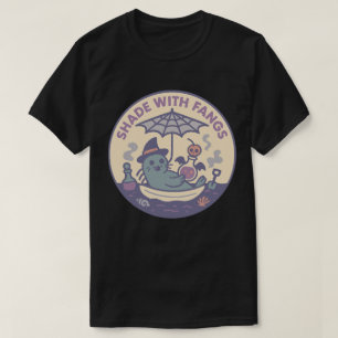 Camiseta Sombre Com Selante Assustador de Foca