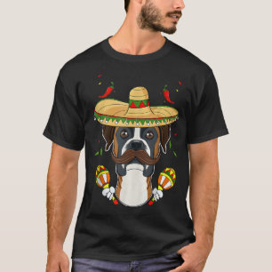 Camiseta Sombrero Cachorro I Cinco De Mayo Boer