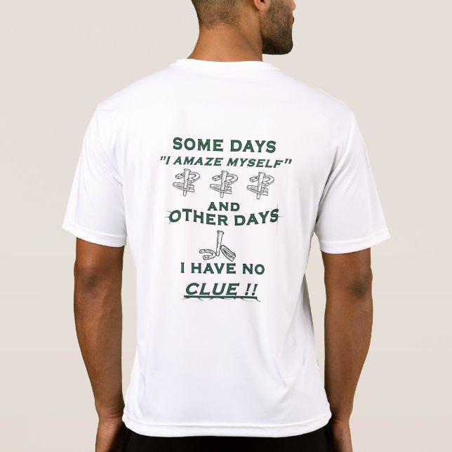 Camiseta Some Days HorseShoe Pitching Tee (Verso)
