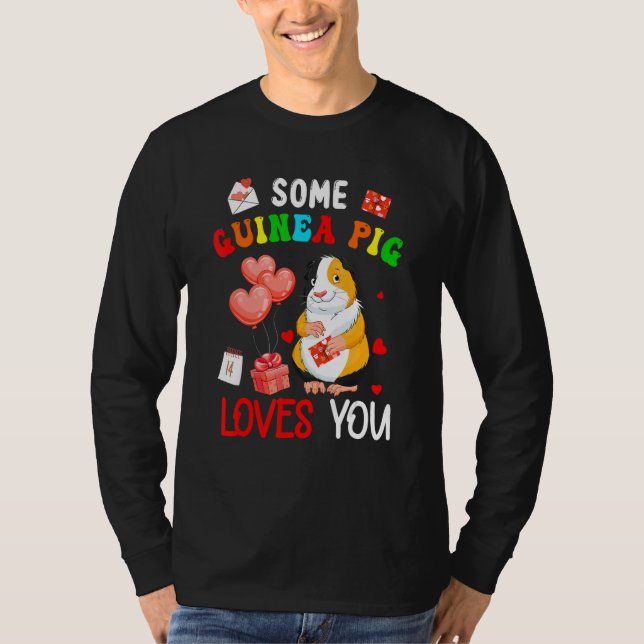 Camiseta Some Guinea Pig Loves You Valentine's Day Animal (Frente)