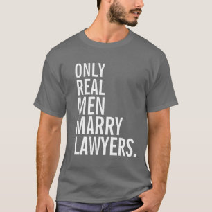 Camiseta Somente advogados Casados do Real Men