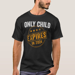 Camiseta Somente Criança Expira Em 2024 - Novo Bab Irmão En