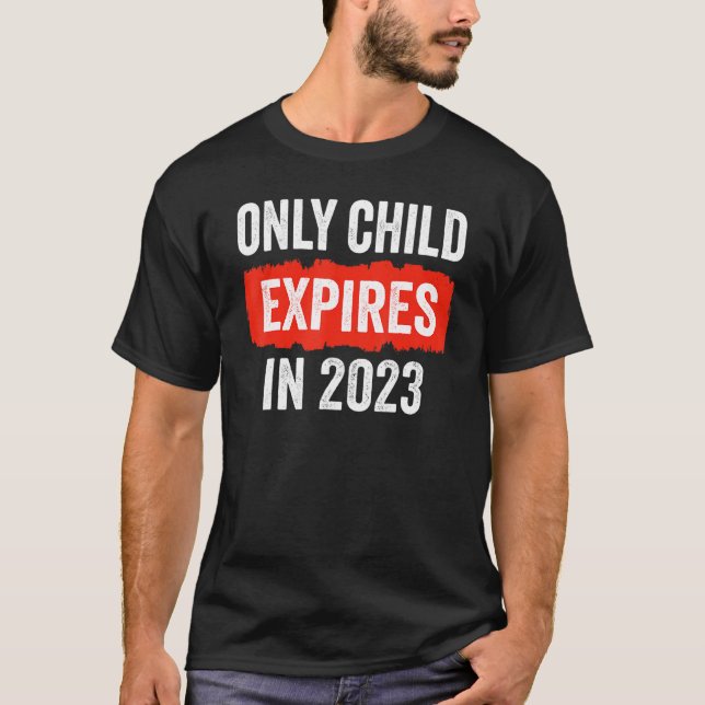 Camiseta Somente Crianças Expiram Em 2023, Novo Programa De (Frente)