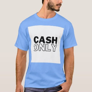 Camiseta Somente dinheiro com histórico familiar