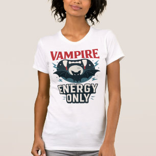 Camiseta Somente Energia de Vampiro - halloween
