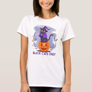 Camiseta Somente Gato Preto
