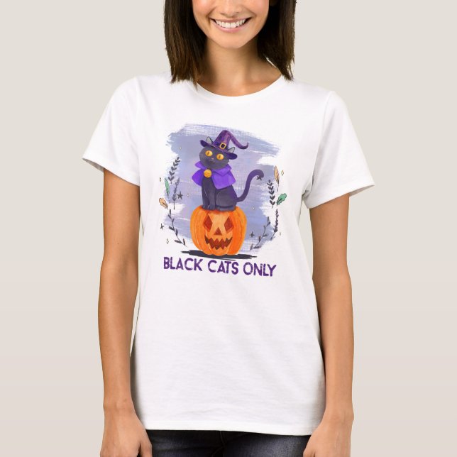 Camiseta Somente Gato Preto (Frente)