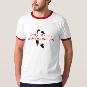 Camiseta Somente meu gato compreende-me
