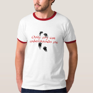 Camiseta Somente meu gato compreende-me