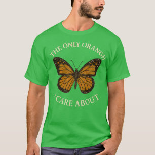Camiseta Somente Monarca Laranja - Presente Feminista
