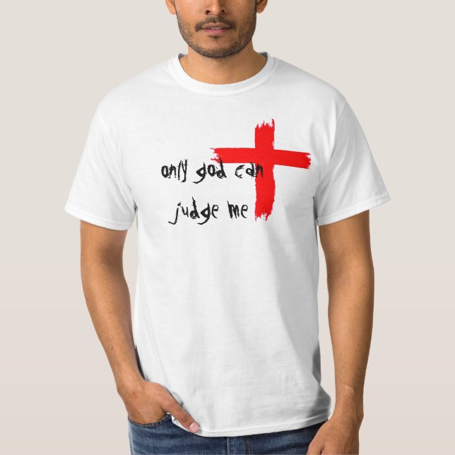 Camiseta Somente o deus pode julgar-me por IntoxMusicInc. (Frente)