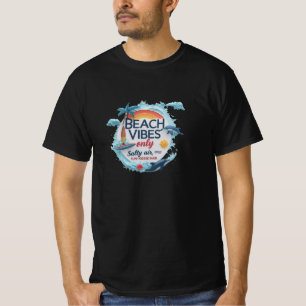 Camiseta Somente para Vibes de Praia - Modo de Enchimento: