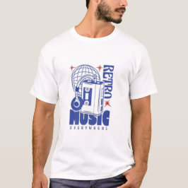 Camiseta 🎵 "Somente Vibes de Retro"