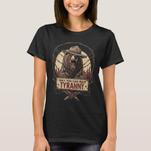 Camiseta Somente Você Pode Combater a Tirania - Defenda a D