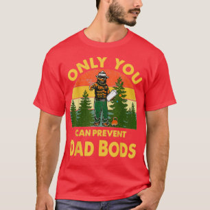 Camiseta Somente você pode evitar que os pais Bear Camping 