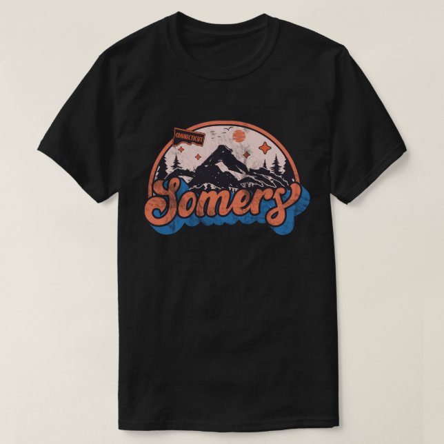 Camiseta Somers, Connecticut (Frente do Design)