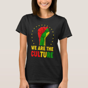 Camiseta Somos a Cultura Africana Orgulhoso Mon da História