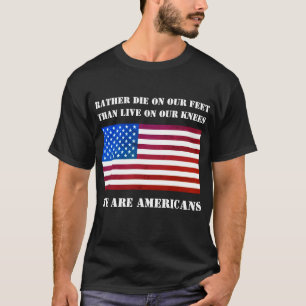 Camiseta Somos americanos (filtro, escuro)