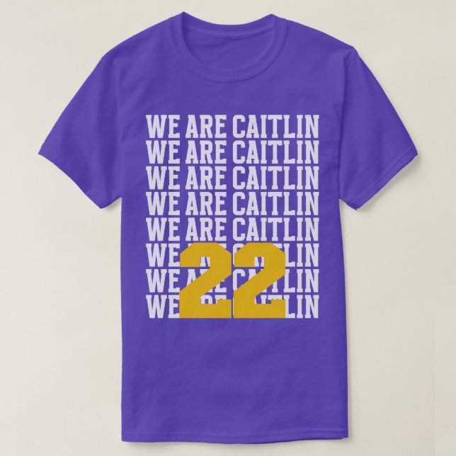 Camiseta Somos Caitlin 22 TShirt (Frente do Design)