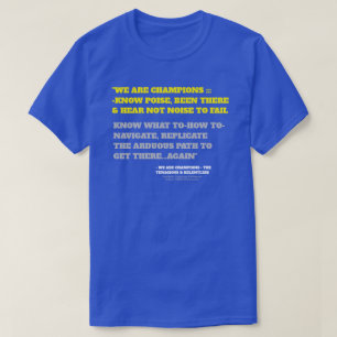 CAMISETA SOMOS CÂMPIOS: COISAS E BARULHO