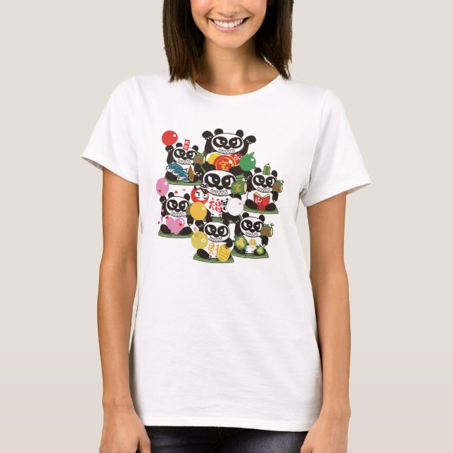 Camiseta Somos Deuses Panda Lucky (Frente)