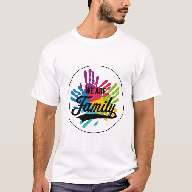 Camiseta Somos família (Frente)