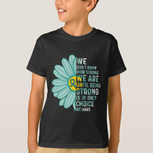 Camiseta Somos Fortes Suporte à Consciência da Síndrome de