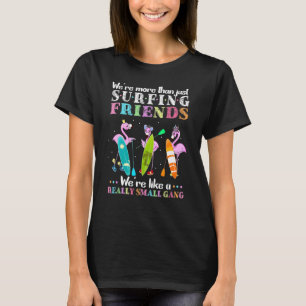 Camiseta Somos mais do que surfando amigos Flamingo Ga