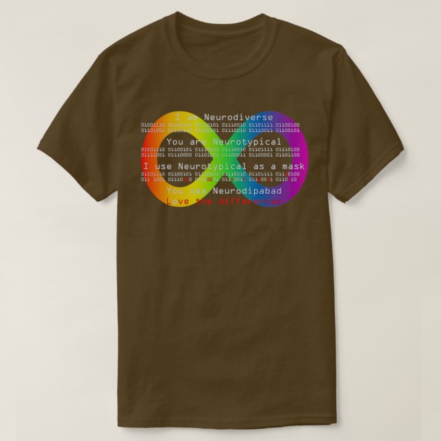 Camiseta Somos neurodiversificados (Frente do Design)