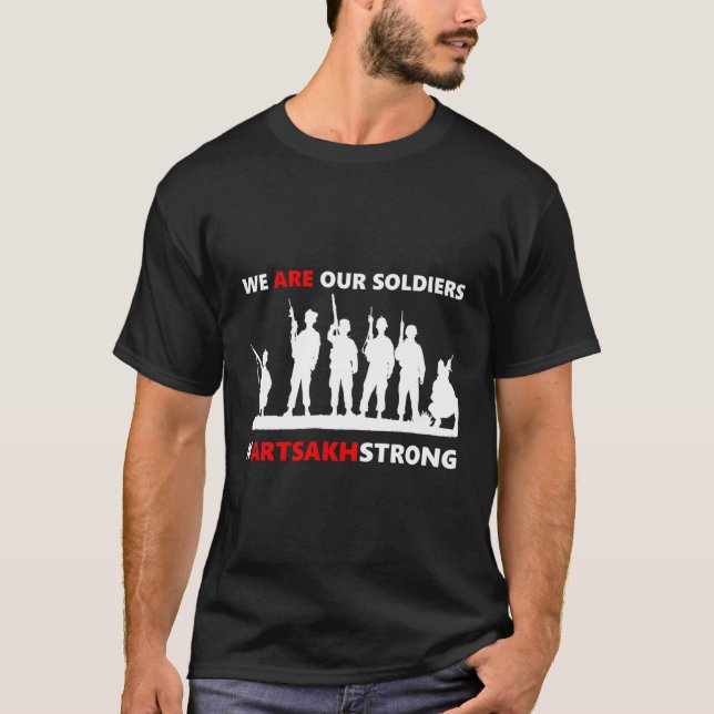 Camiseta Somos Nossos Soldados (Frente)