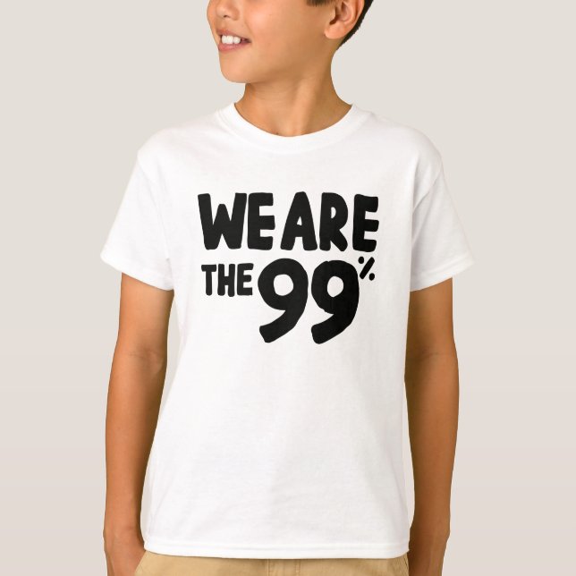 Camiseta Somos os 99% (Frente)