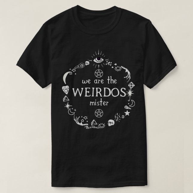 Camiseta Somos Os Estranhos Senhor Horror Gótico Satânico D (Frente do Design)