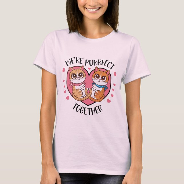 Camiseta Somos Purrfect Juntos (Frente)