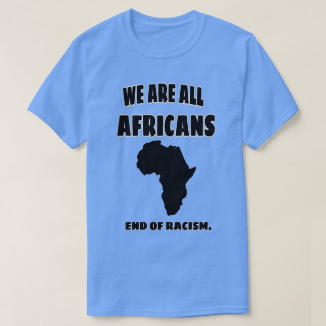 Camiseta Somos todos africanos (Frente do Design)